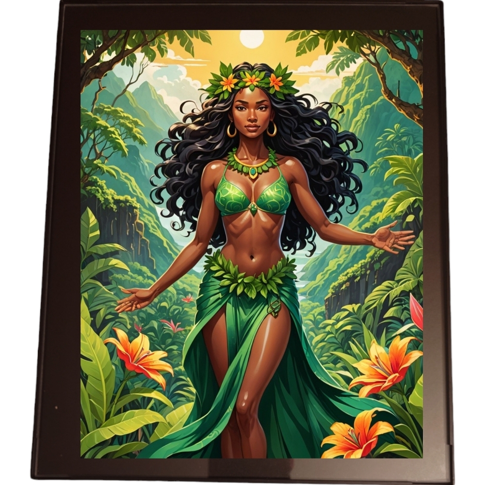 Hiʻiaka:Goddess of Healing In A Frame 8x10